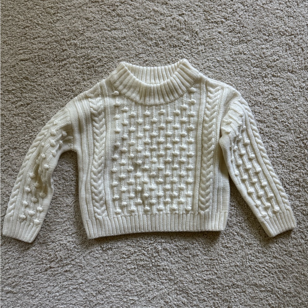Vineyard Vines Cozy Cream Cable Knit Sweater